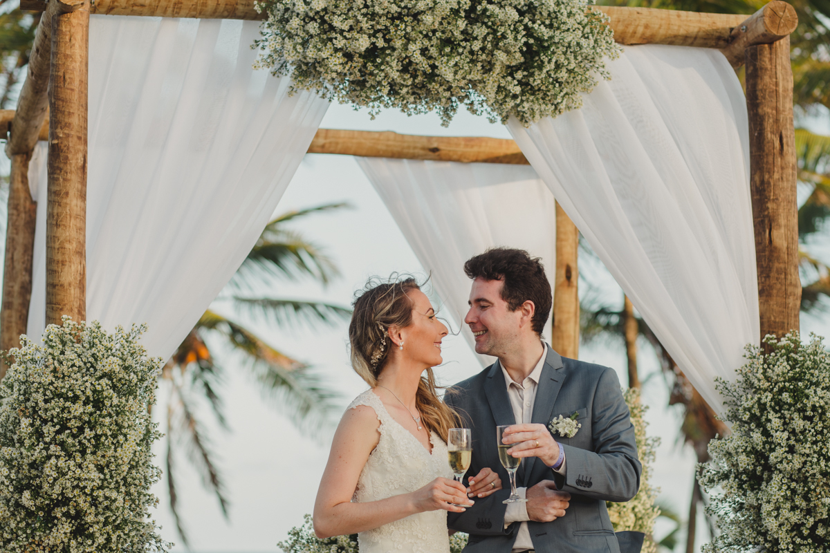 Fotos de casamento no grand palladium resort & spa Imabassaí na Bahia