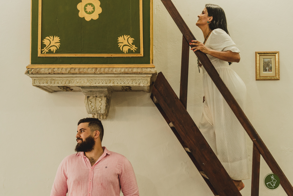 Ensaio fotográfico de pré casamento em Morro de São Paulo, Bahia. Igrejinha de Morro de São Paulo