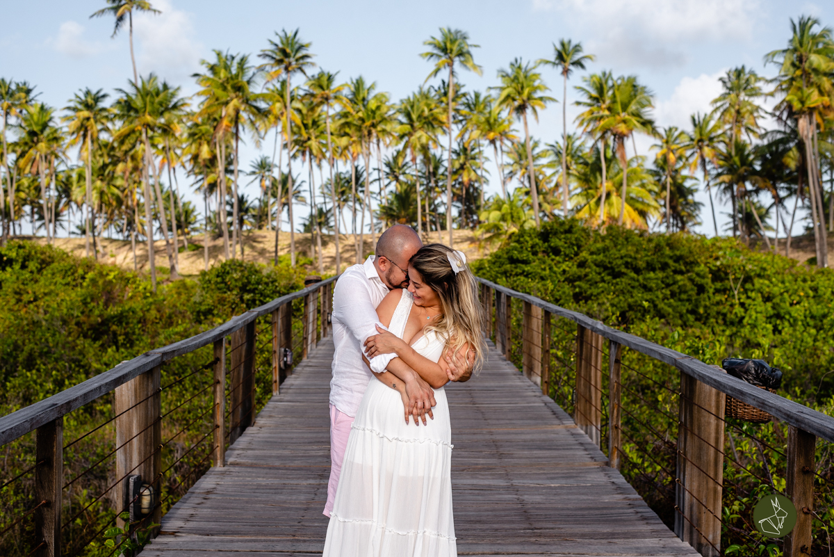Fotos do ensaio de pre wedding no grand palladium resort & spa Imabassaí na Bahia