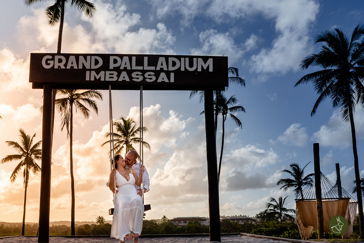 Fotos do ensaio de pre wedding no grand palladium resort & spa Imabassaí na Bahia