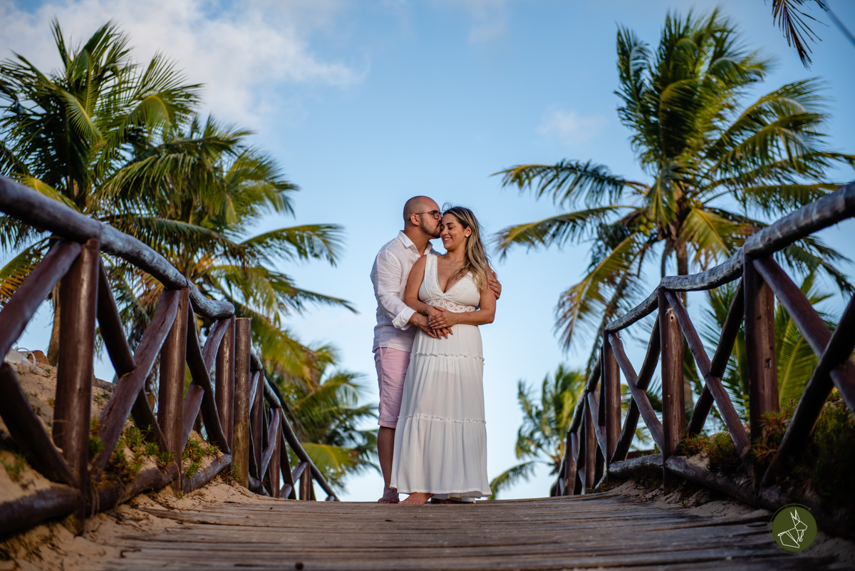 Fotos do ensaio de pre wedding no grand palladium resort & spa Imabassaí na Bahia