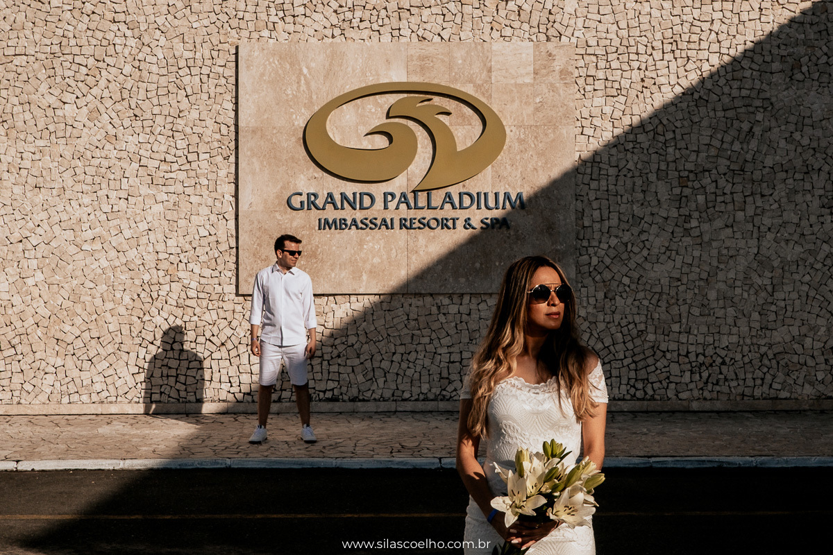 Ensaio de pre wedding no Grand Palladium Imbassaí Resort & SPA