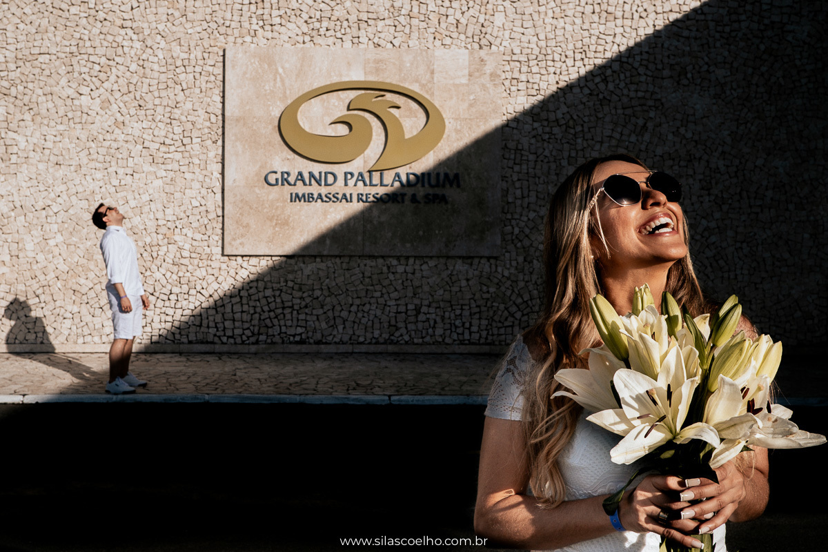 Ensaio de pre wedding no Grand Palladium Imbassaí Resort & SPA