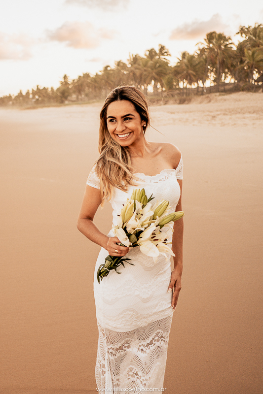 Ensaio de pre wedding na praia no Grand Palladium Imbassaí Resort & SPA