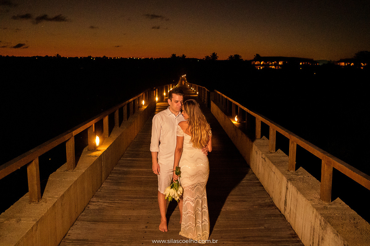 Ensaio de pre wedding na praia no Grand Palladium Imbassaí Resort & SPA