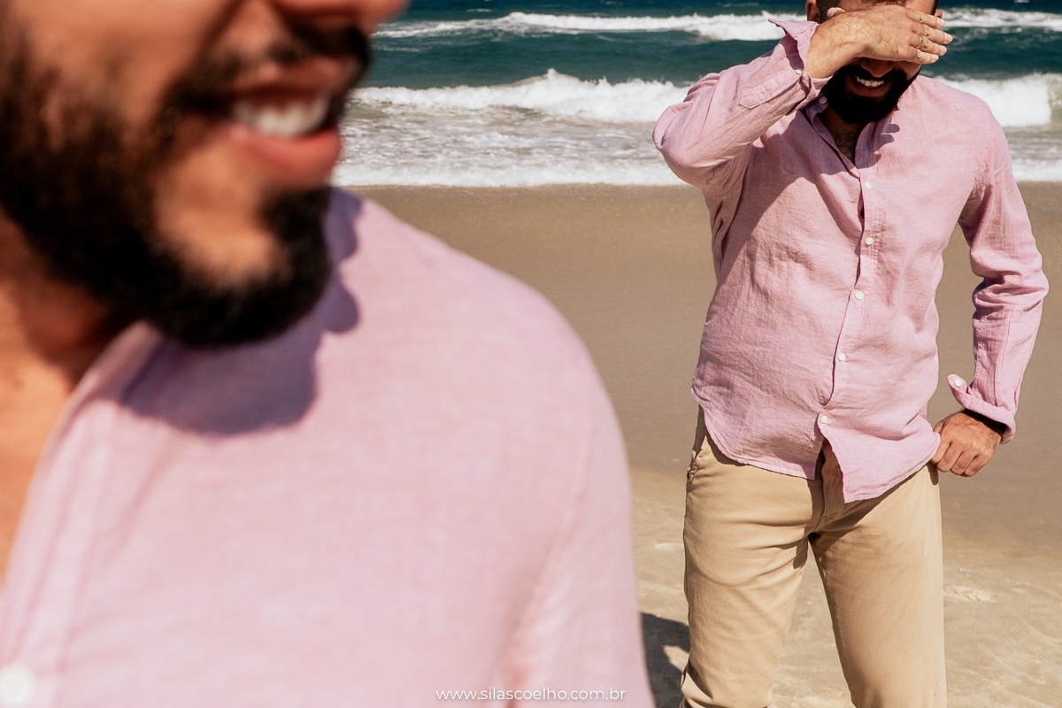 ensaio de pre casamento na praia em florianopolis