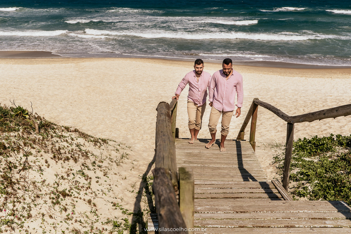ensaio de pre casamento na praia em florianopolis