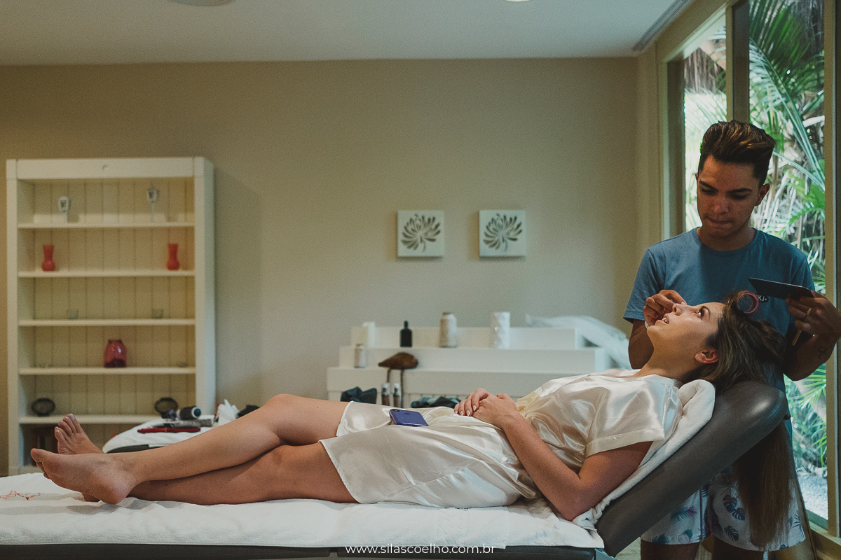 Making of da noiva no grand palladium imbassaí & SPA