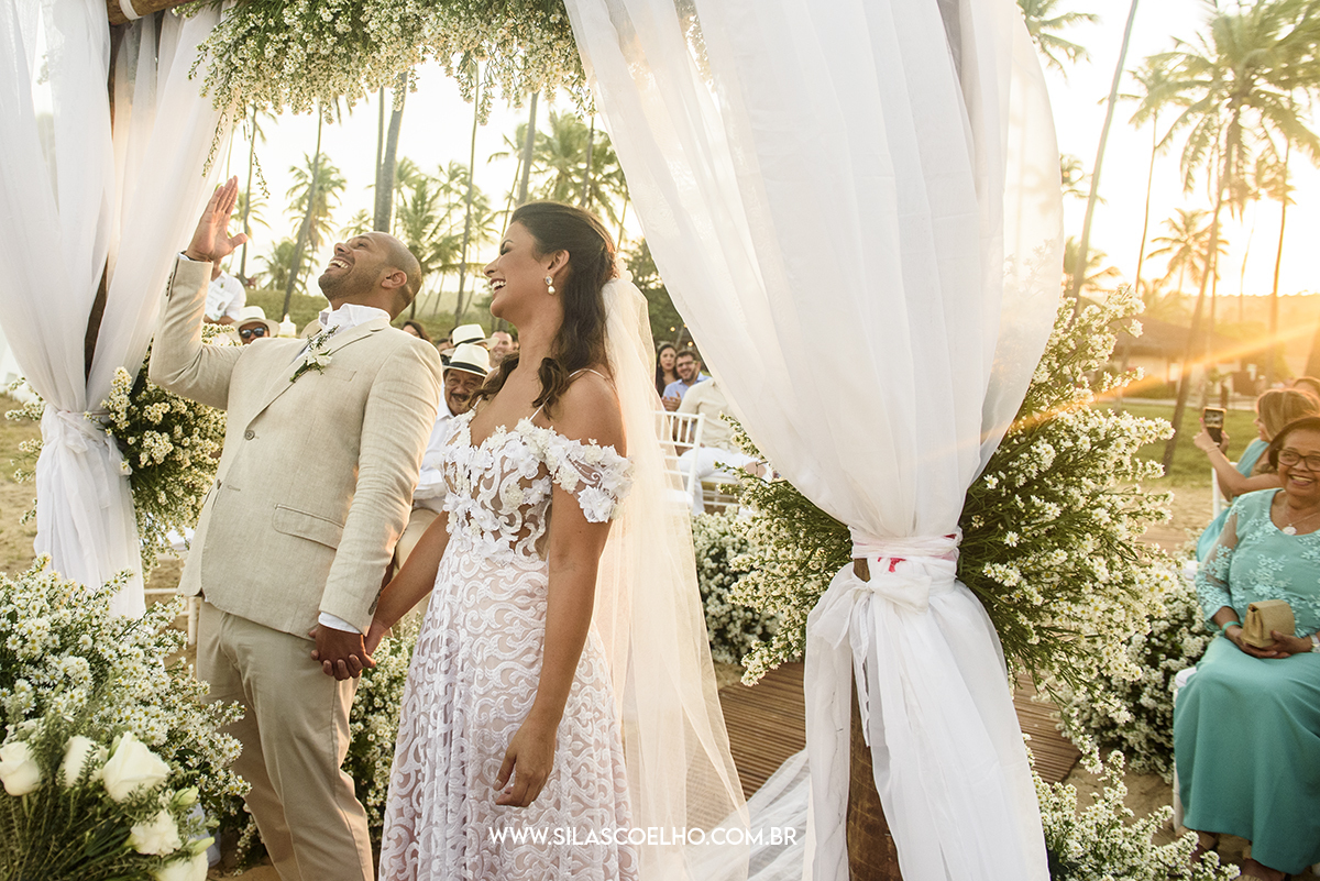 Casar na Bahia. Casamento no Grand Palladium Bahia. Casamento na Praia. Casamento no por do sol.
