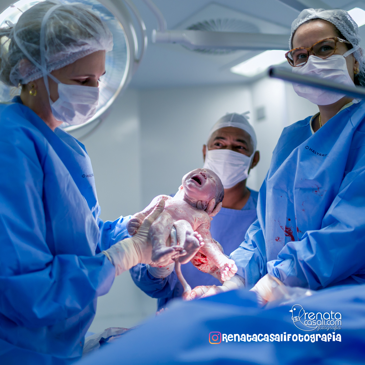 Obstetras Sandra Schindler e  Cláudia Berenguer