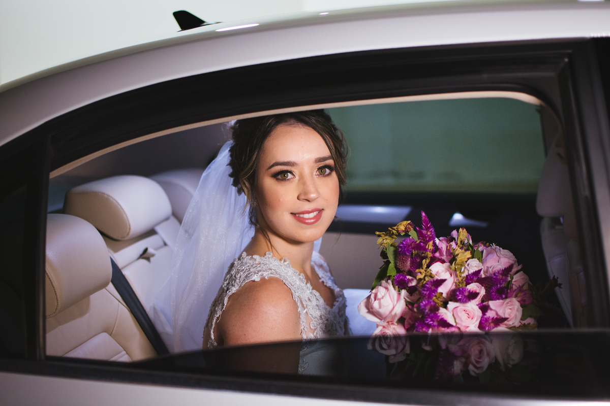 noiva no carro cerquilho