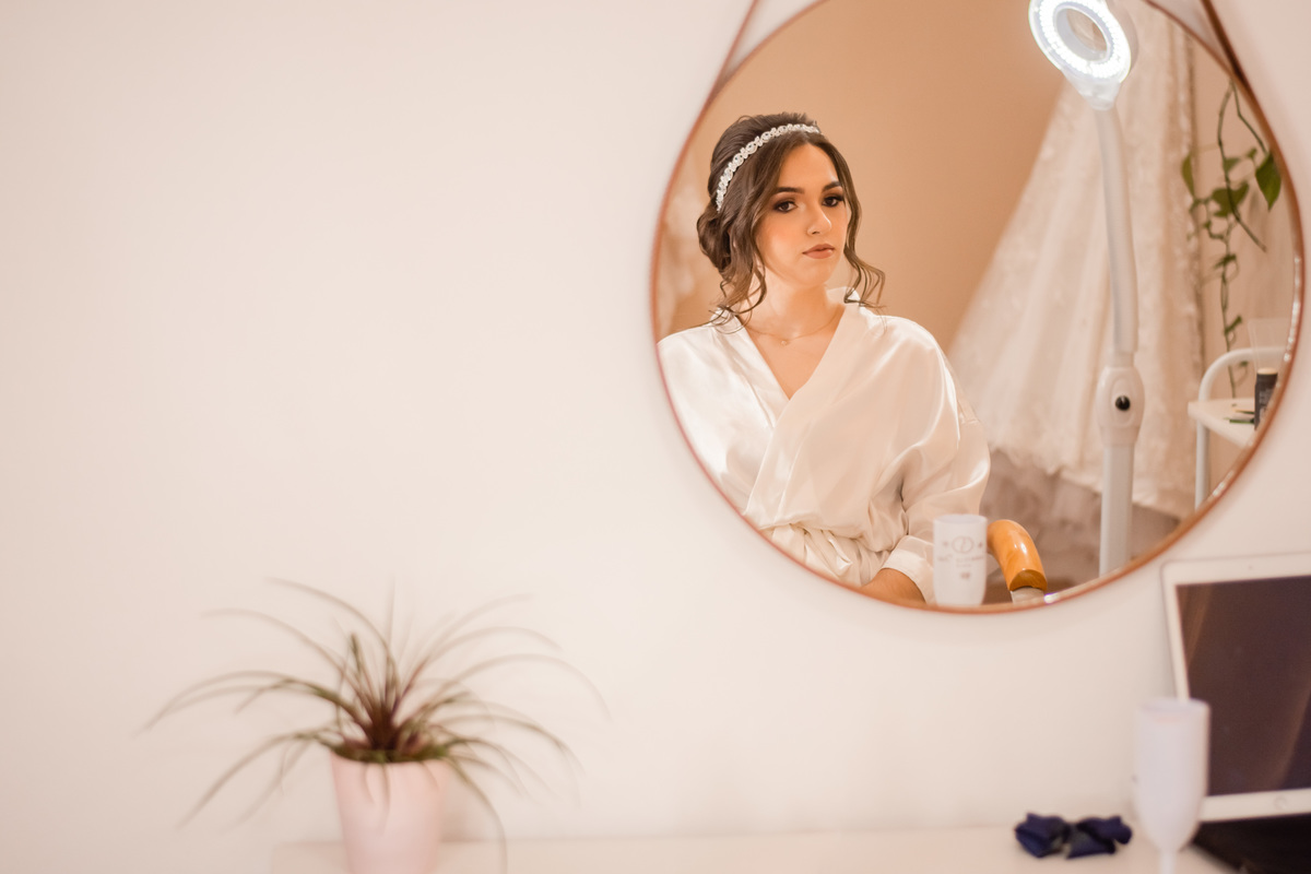 making off da noiva Audrey no atelie da Gabriela Dias