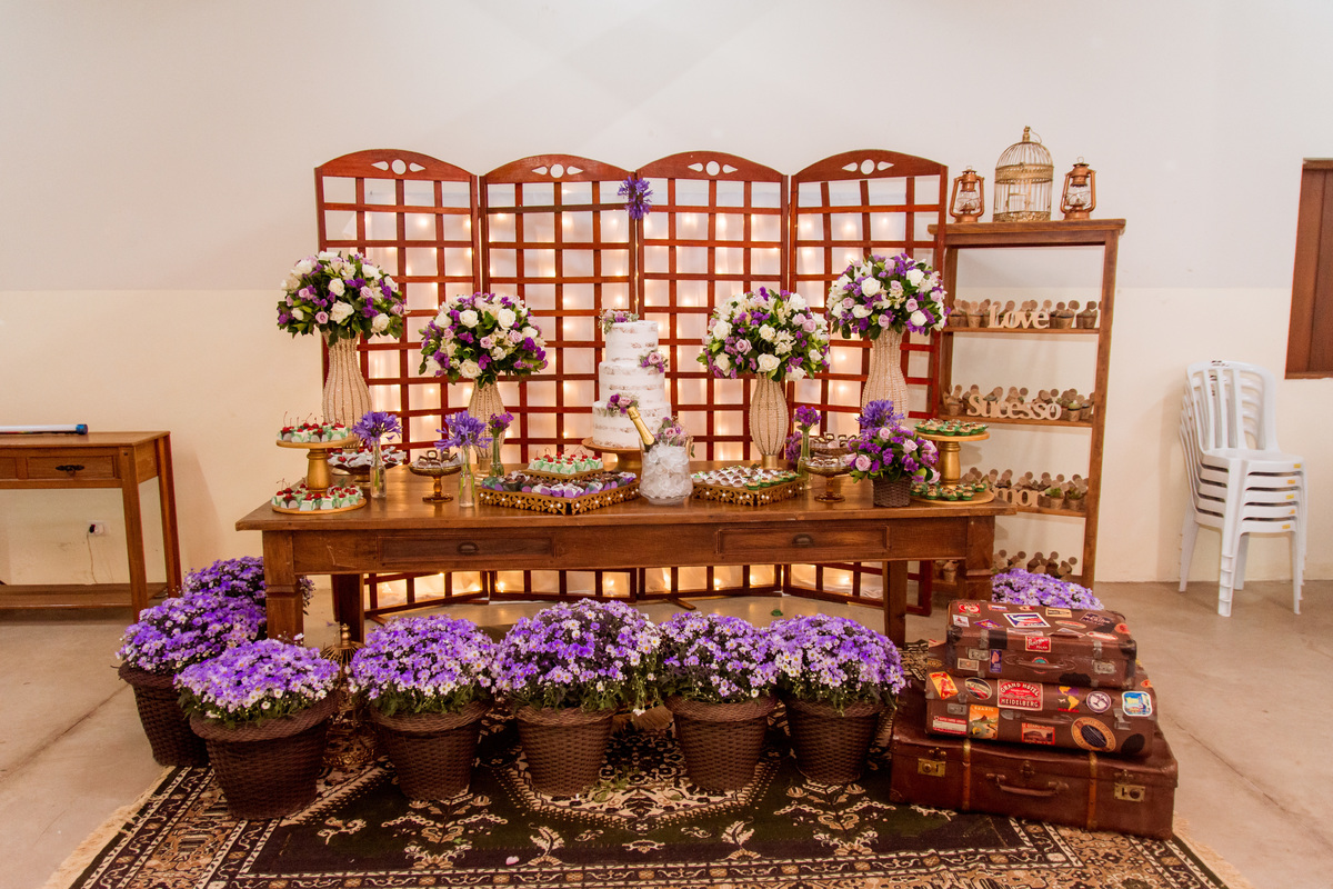 decoração casamento João e Audrey em Cerquilho