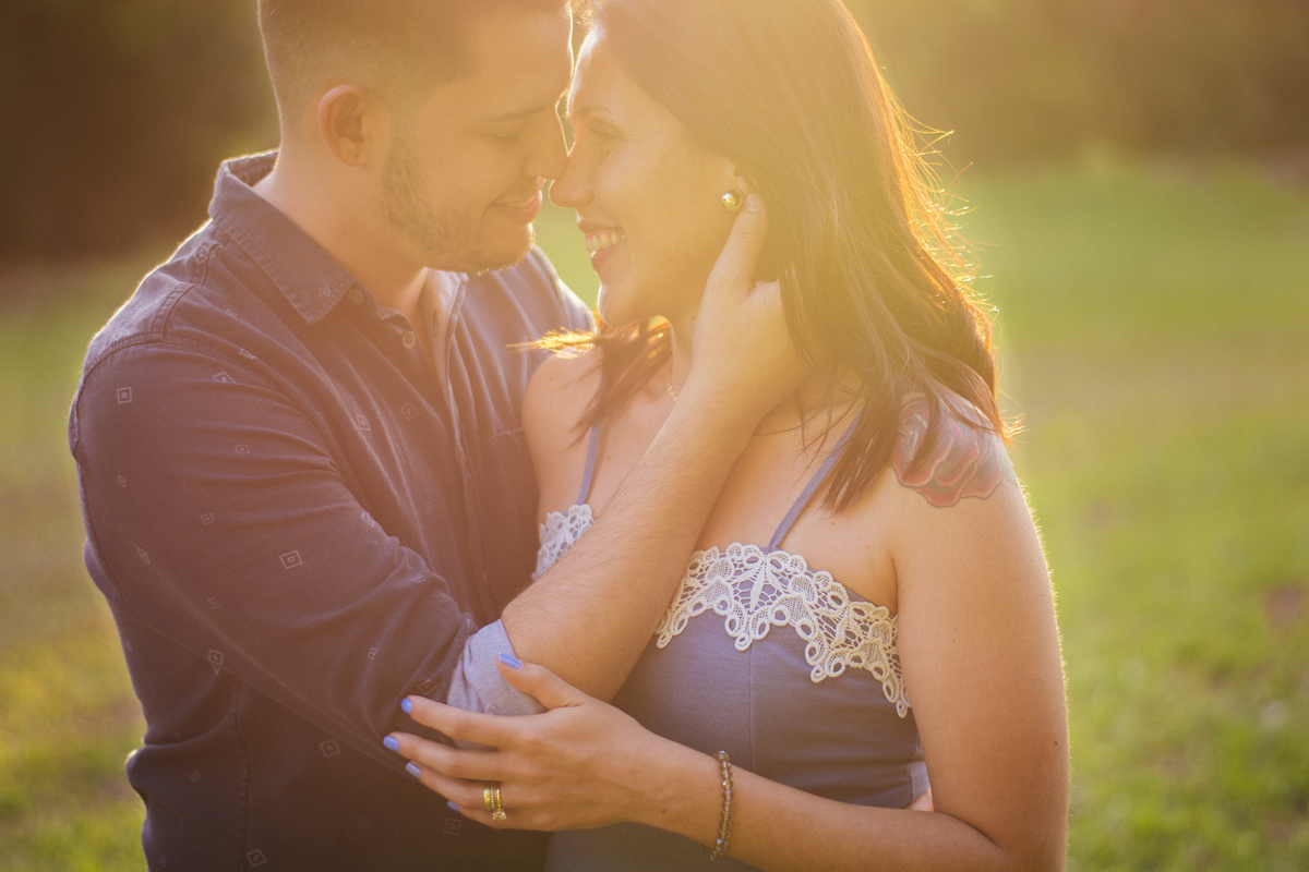 Ensaio com pôr do sol