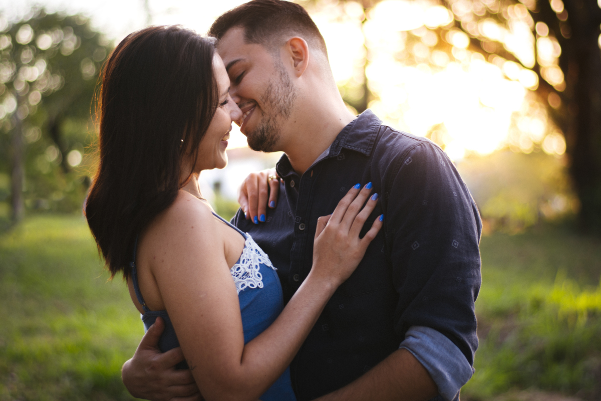 Ensaio Casal no pôr do sol