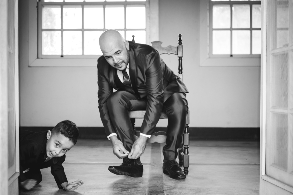 making of do noivo com filho