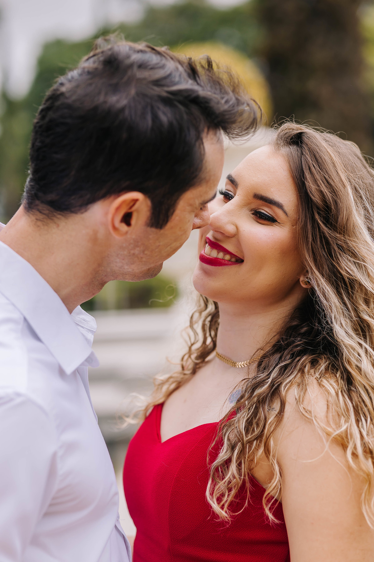 fotos ensaio de casal pre wedding no Museu do Ipiranga em SP noivos Emily e o David Thiago pelo fotografo Denis Silveira Especializado em Casamentos