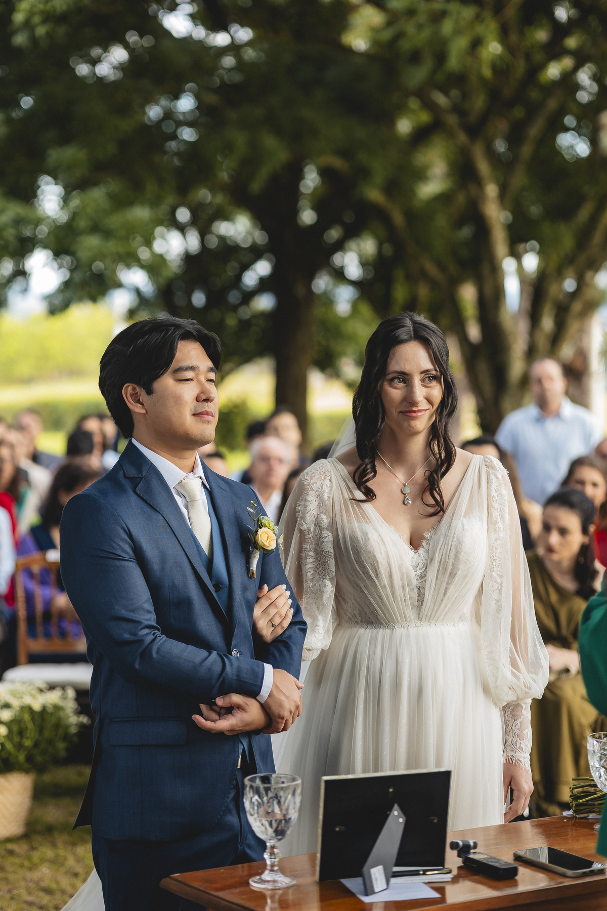 Fotos Casamento em Fazenda São José Evento em Aracoiaba da Serra SP Casal de Noivos Vanessa e Luiz Carlos Cerimonia de Matrimonio de Dia no Campo ao Ar livre Imagens pelo Fotografo Denis Silveira Especializado em Fotografia de Casamentos