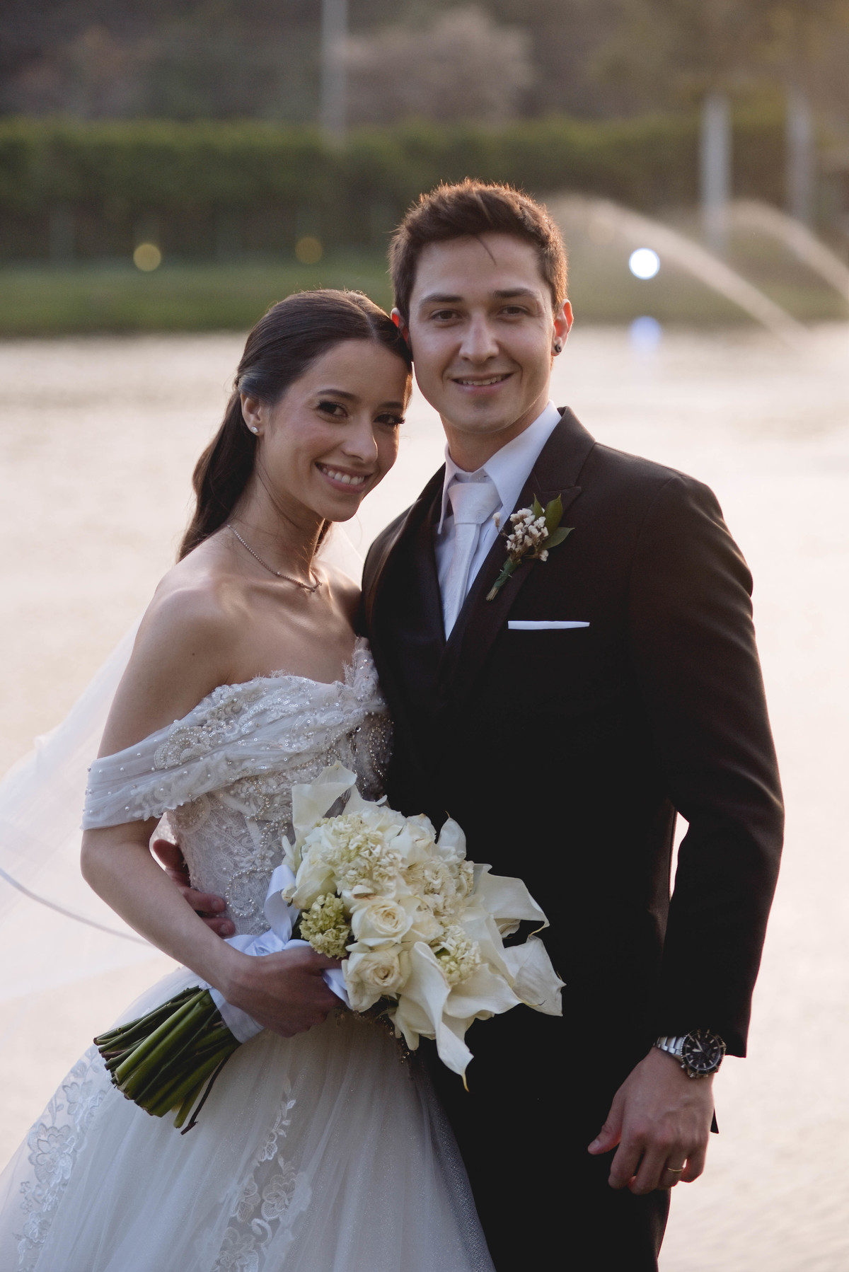 Fotos Casamento Itupeva SP Lagoa Santa Rita Eventos Casal Noivos Caroline e Kaue Casamento ao Ar Livre imagens pelo Fotografo Denis Silveira Especializado em Casamentos