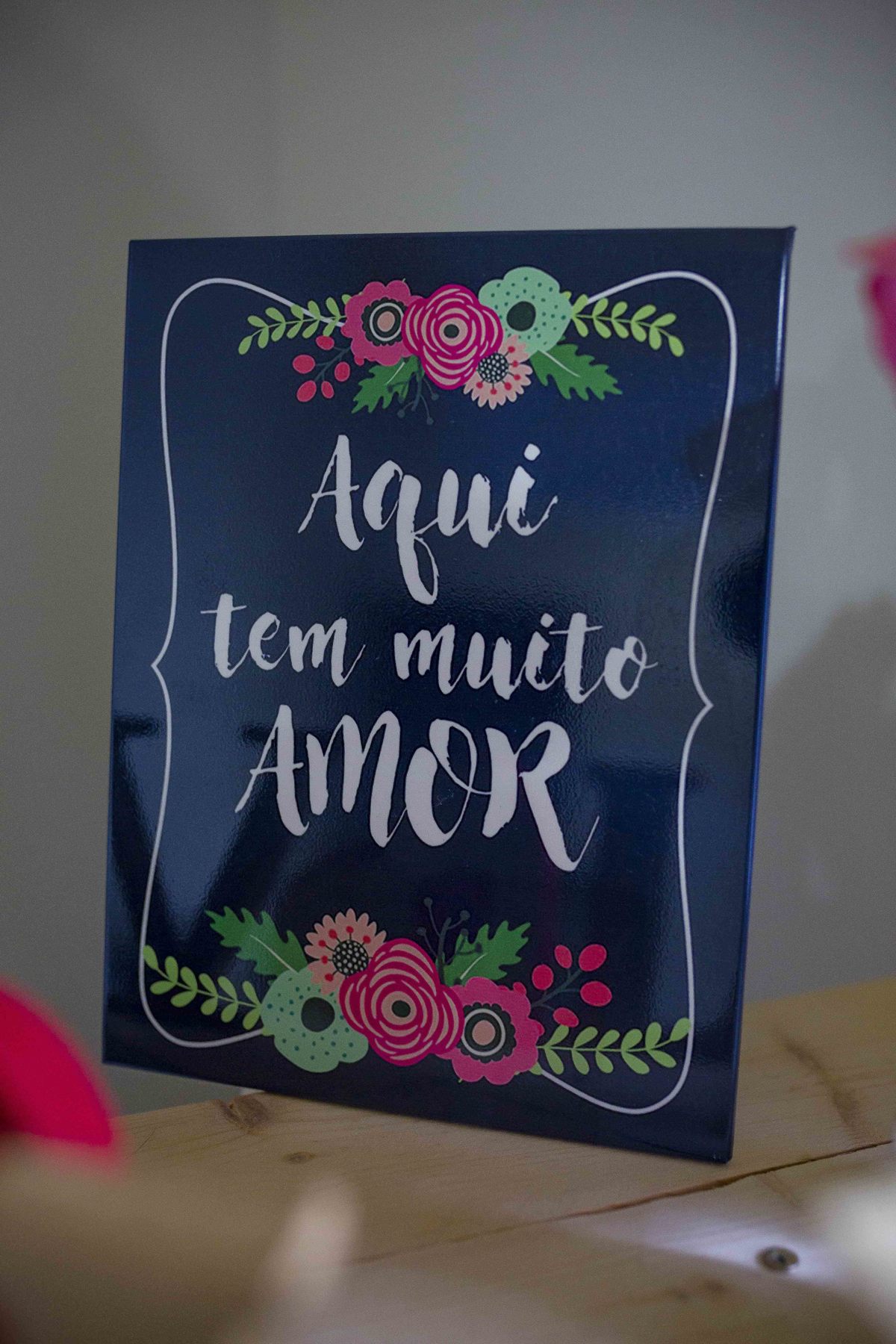placa aqui tem muito amor