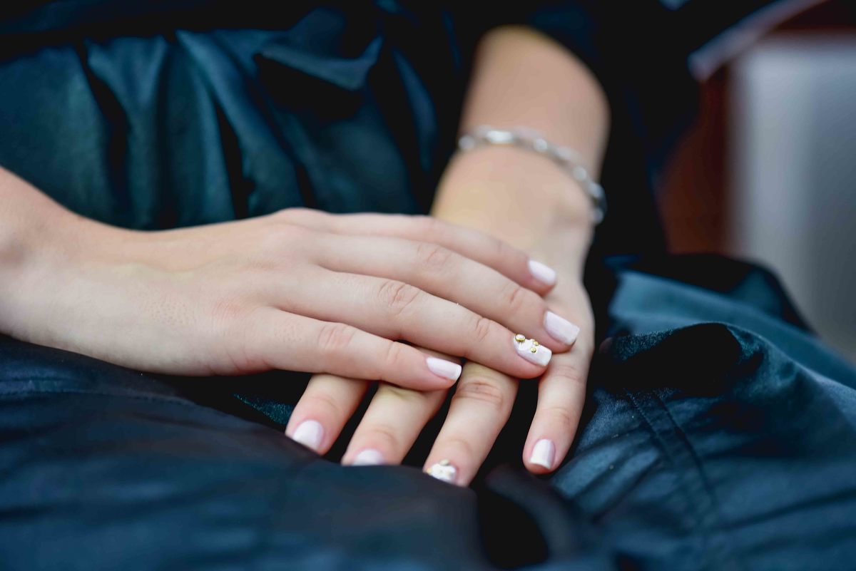 maos da noiva leticia