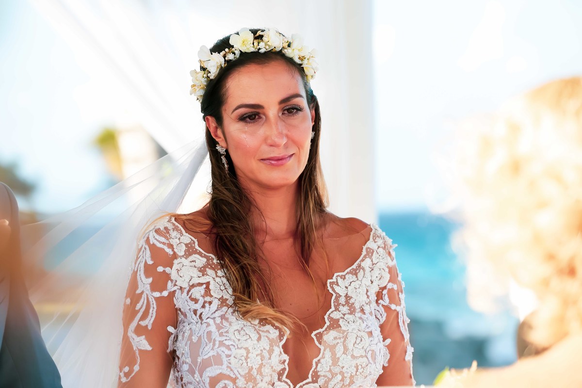 fotos de casamento na praia no caribe no hotel hyatt ziva all inclusive em cancun no mexico casal de noivos pricila e rafael fotografia pelo fotografo denis silveira destination wedding