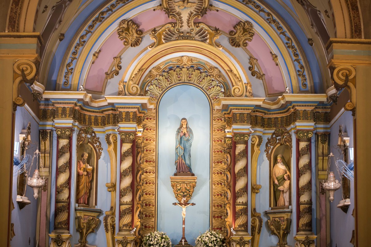 fotos casamento casal noivos gabriela e paulo em igreja catolica campinas sp fotografo denis silveira fotografia