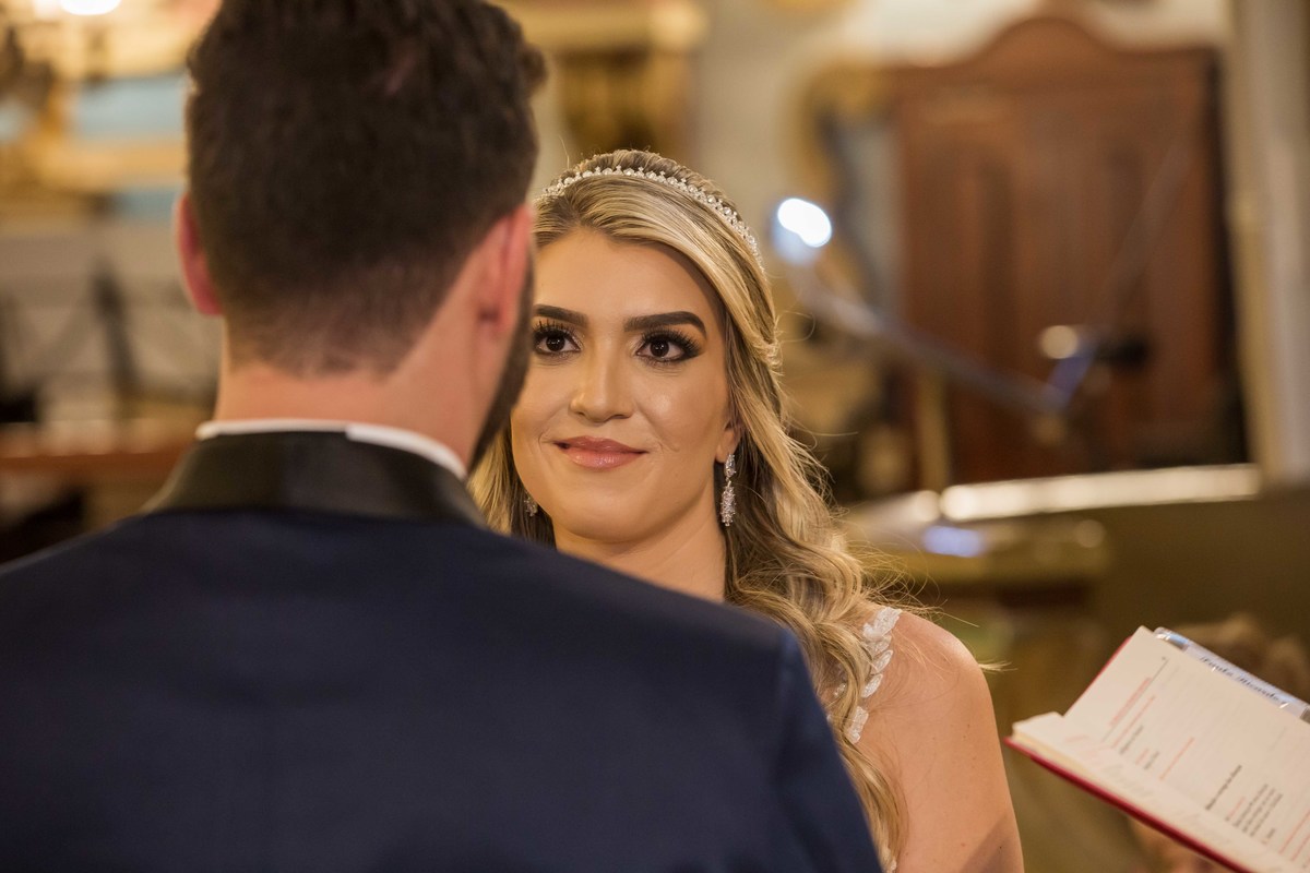 fotos casamento casal noivos gabriela e paulo em igreja catolica campinas sp fotografo denis silveira fotografia