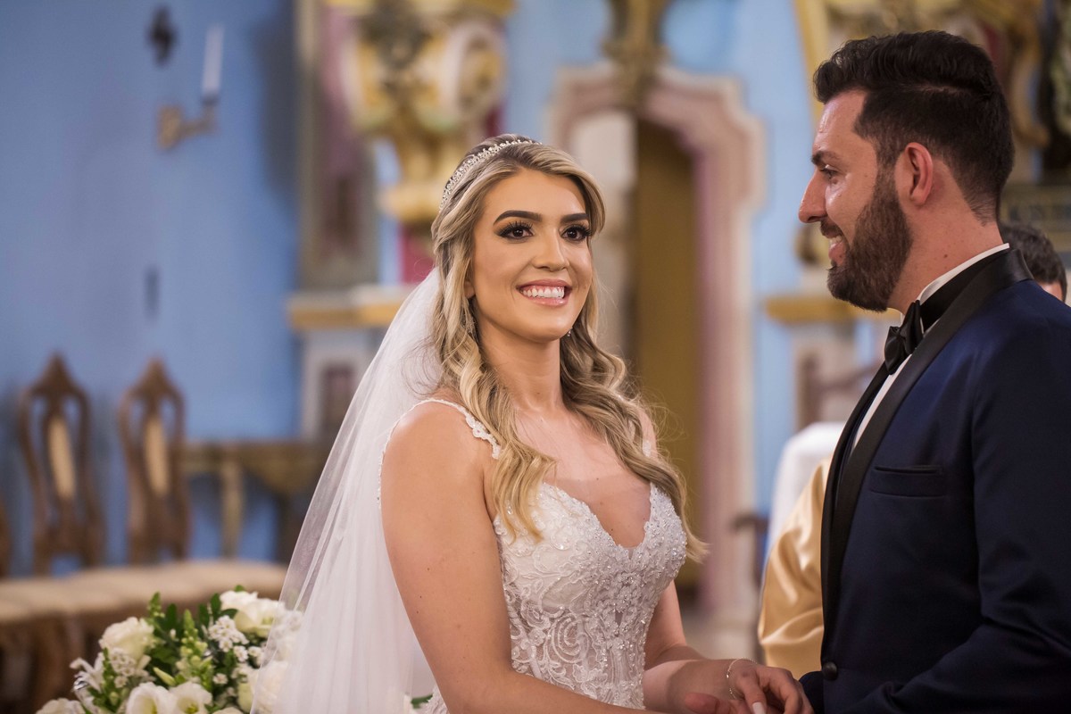 fotos casamento casal noivos gabriela e paulo em igreja catolica campinas sp fotografo denis silveira fotografia