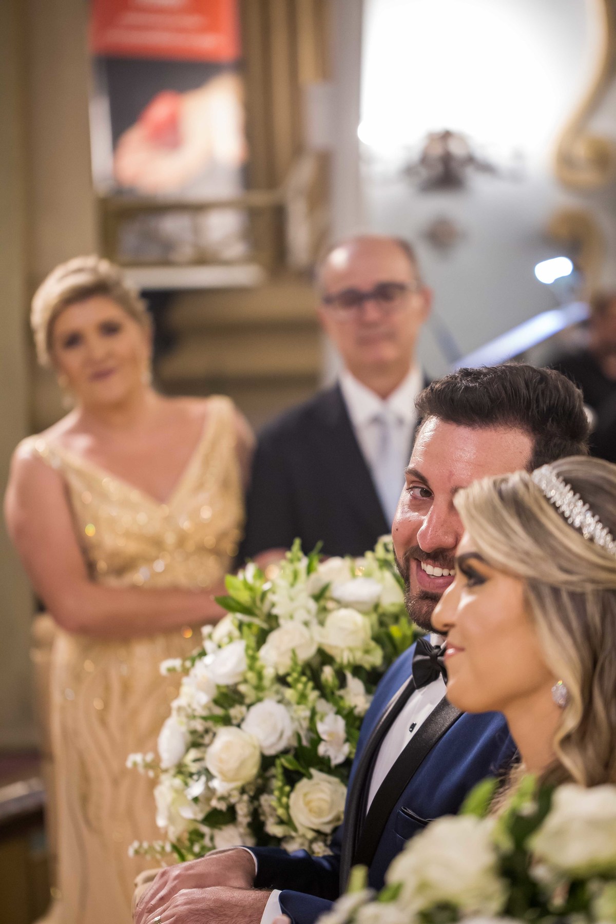 fotos casamento casal noivos gabriela e paulo em igreja catolica campinas sp fotografo denis silveira fotografia