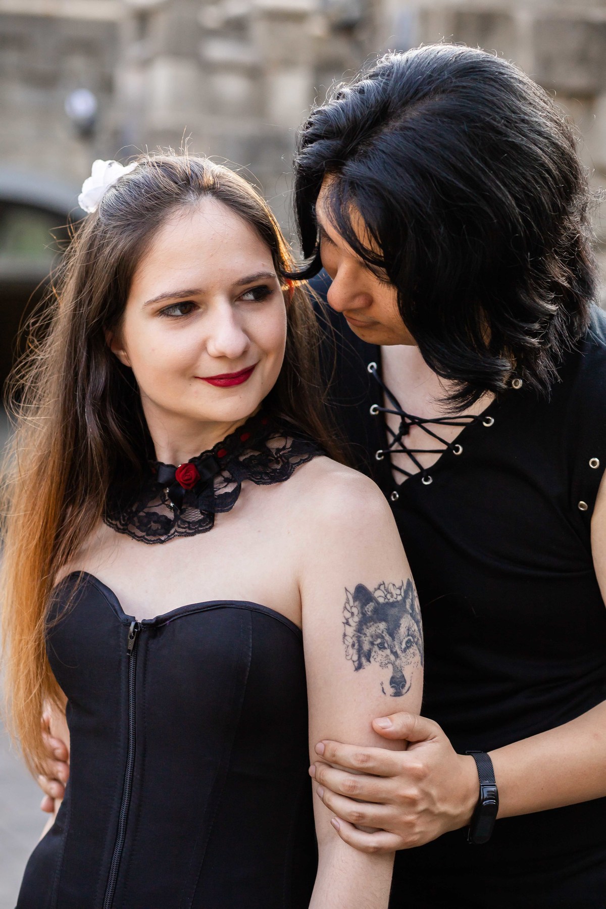 fotos estilo rock and roll de ensaio de casal pré wedding vanessa e vitor em Castelo dos Vinhais medieval em Vinhedo São Paulo fotografia pelo fotografo Denis Silveira Fotografia fotografia pre casamento