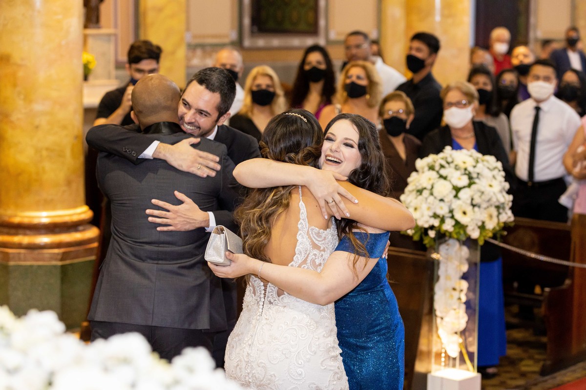 fotografia casamento em igreja catolica nossa senhra da penha em sao paulo sp festa e recepção espaco mansao isadora cortez ritmo samba fotografo denis silveira wedding photography