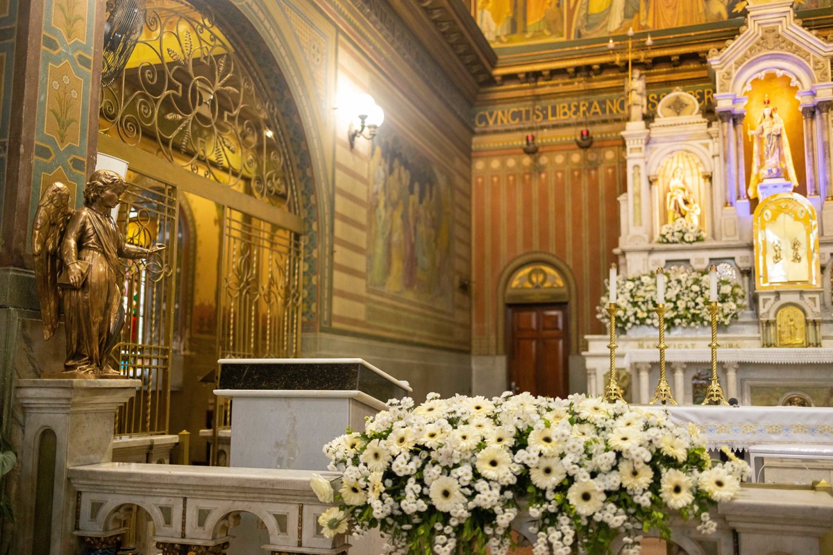 fotografia casamento em igreja catolica nossa senhra da penha em sao paulo sp festa e recepção espaco mansao isadora cortez ritmo samba fotografo denis silveira wedding photography