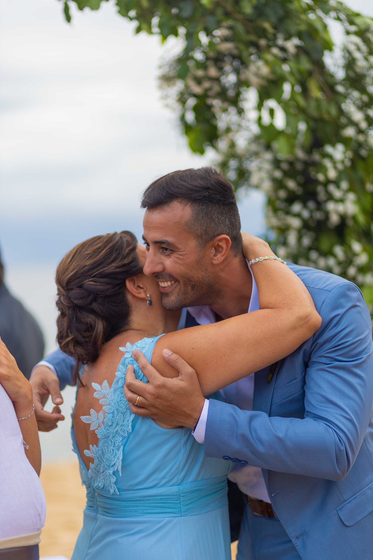 Beach Wedding Photography fotos de casamento na praia em toque toque pequeno litoral de sp casal de noivos Jessica e Thiago matrimonio pé na areia recepcao Barracuda Beach Bar de frente ao mar fotografo Denis Silveira Fotografia