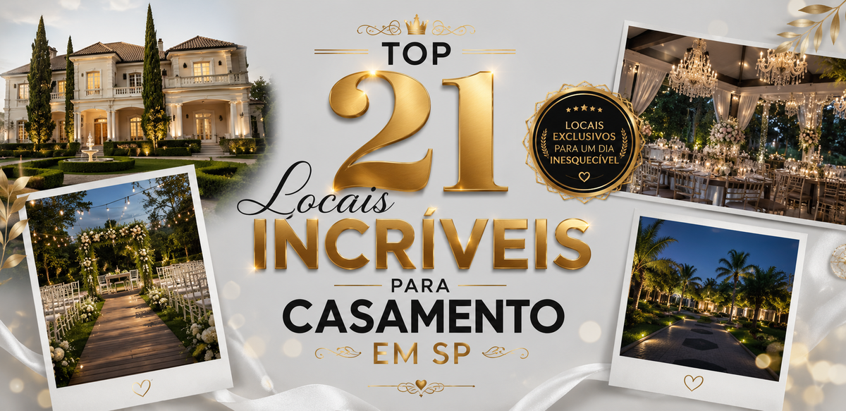Imagem capa - TOP 21 LOCAIS INCRÍVEIS PARA CASAMENTO EM SP por Denis Silveira Fotografia