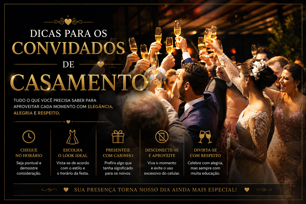 Imagem capa - Dicas para os Convidados de Casamento por Denis Silveira Fotografia