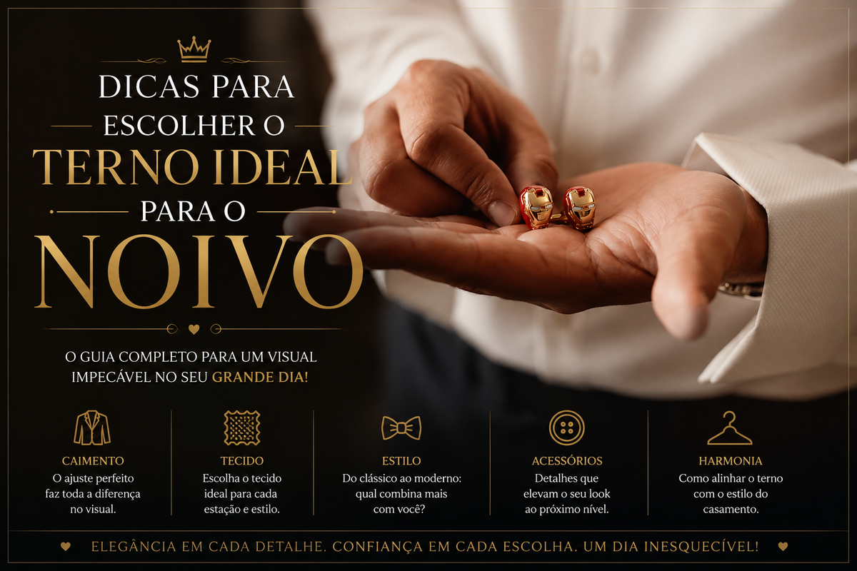 Imagem capa - Dicas para escolher o Terno ideal do Noivo! por Denis Silveira Fotografia
