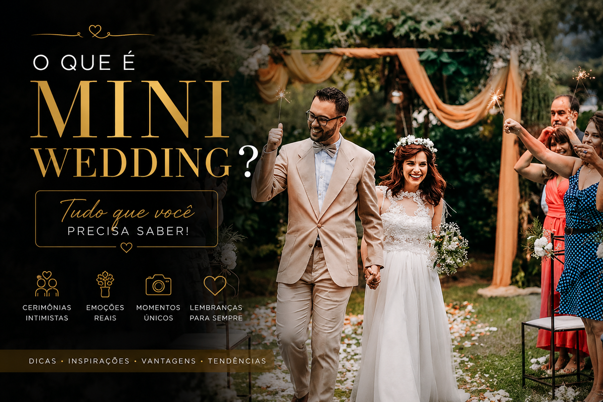 Imagem capa - O QUE É MINI WEDDING ? TUDO QUE VOCÊ PRECISA SABER! por Denis Silveira Fotografia