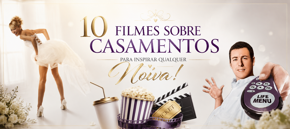 Imagem capa - 10 FILMES SOBRE CASAMENTO PARA INSPIRAR QUALQUER NOIVA! por Denis Silveira Fotografia