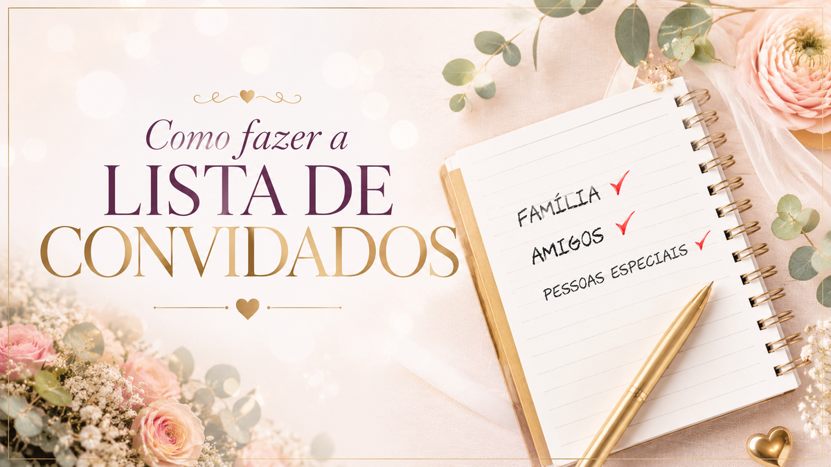 Imagem capa - DICAS CASAMENTO - Como fazer a Lista de Convidados ? por Denis Silveira Fotografia