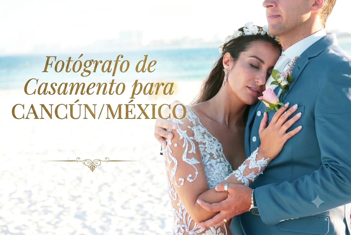 Imagem capa - FOTÓGRAFO DE CASAMENTO para CANCÚN/México - Denis Silveira por Denis Silveira Fotografia