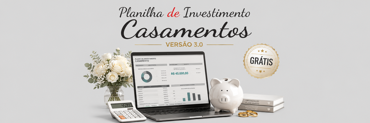 Imagem capa - DICAS CASAMENTO - Planilha Financeira para Casamentos por Denis Silveira Fotografia