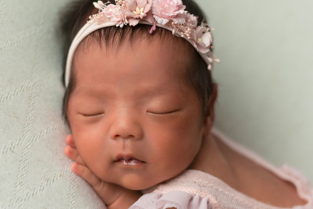 detalhe do rostinho de Alícia.