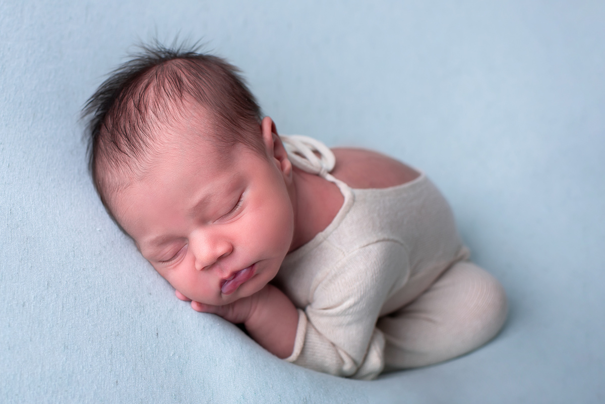 Ensaio de Newborn Campinas puff coala