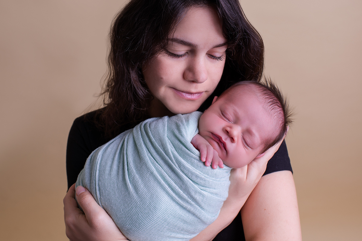 Ensaio de Newborn Campinas mamãe wrap