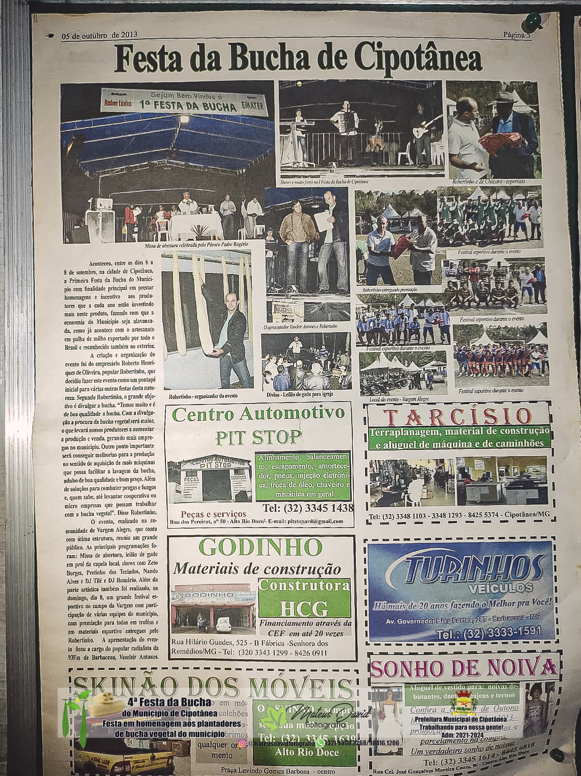 4ª Festa da Bucha do Município de Cipotânea - MG