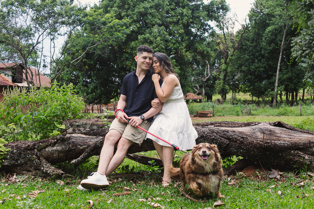 Ensaio Pré Wedding com cachorro