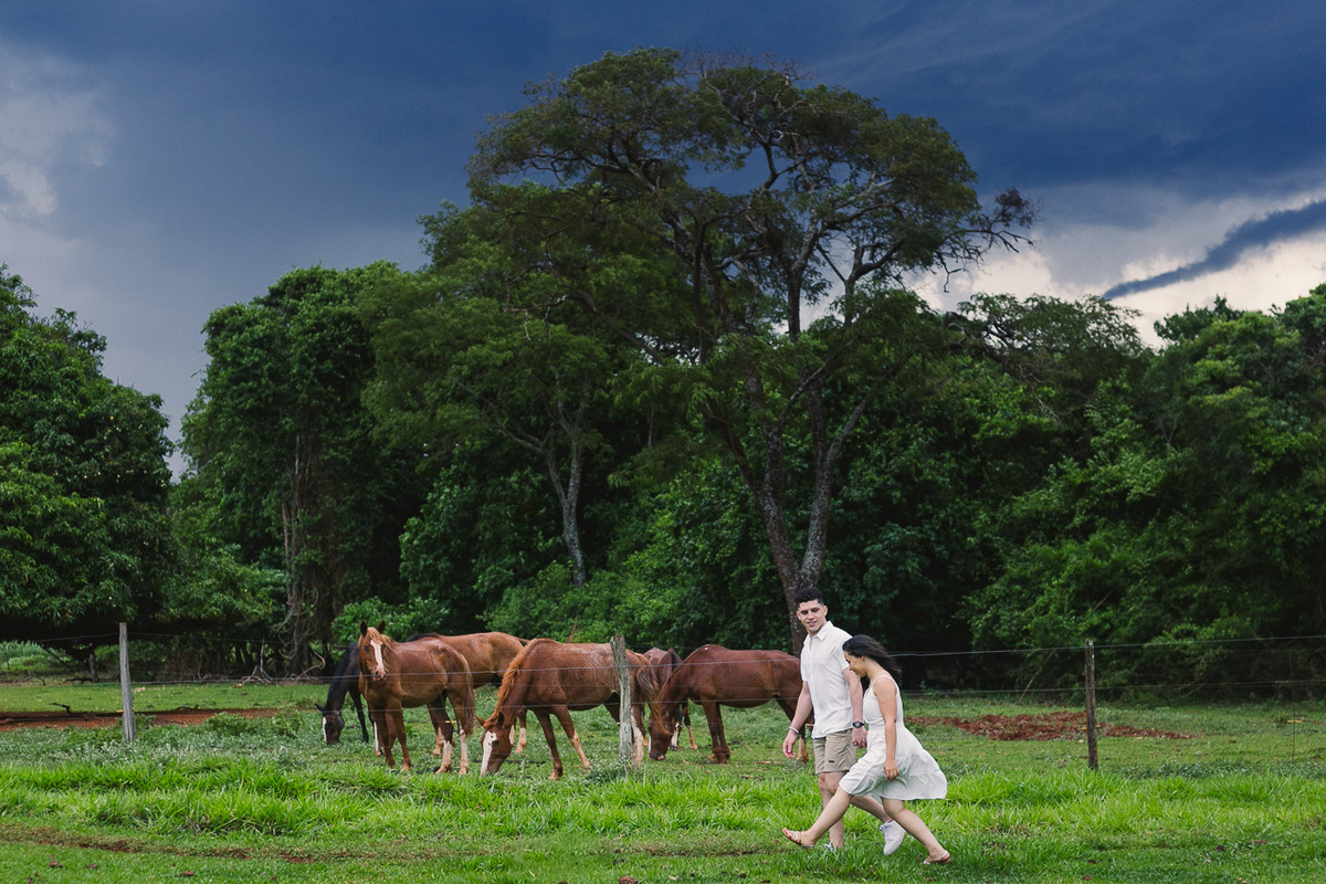 Ensaio Pré Wedding com cavalo