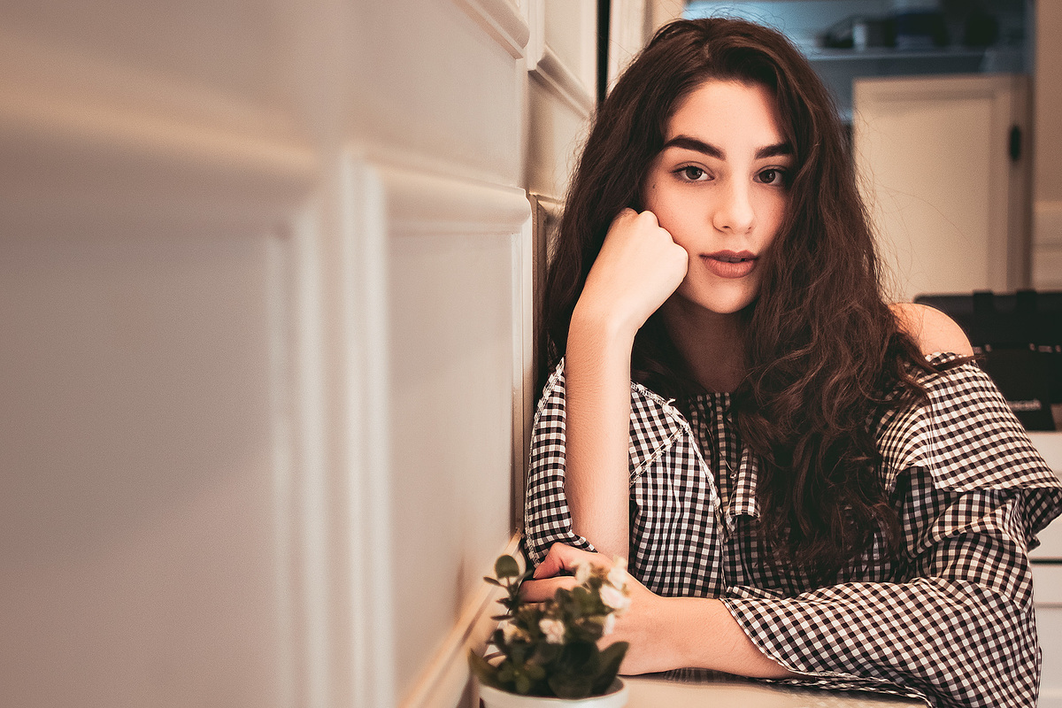 Ensaio Feminino na sorveteria