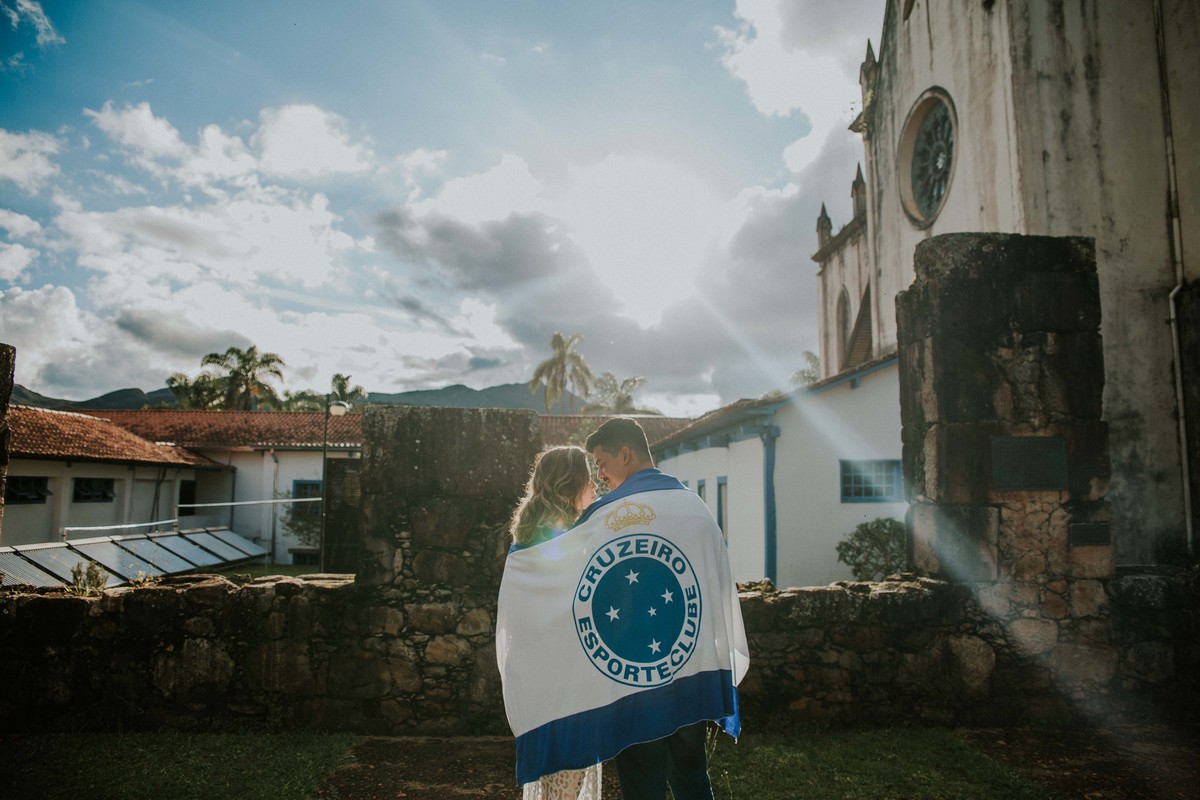 Pré casamento com Temática do Cruzeiro Esporte Clube 